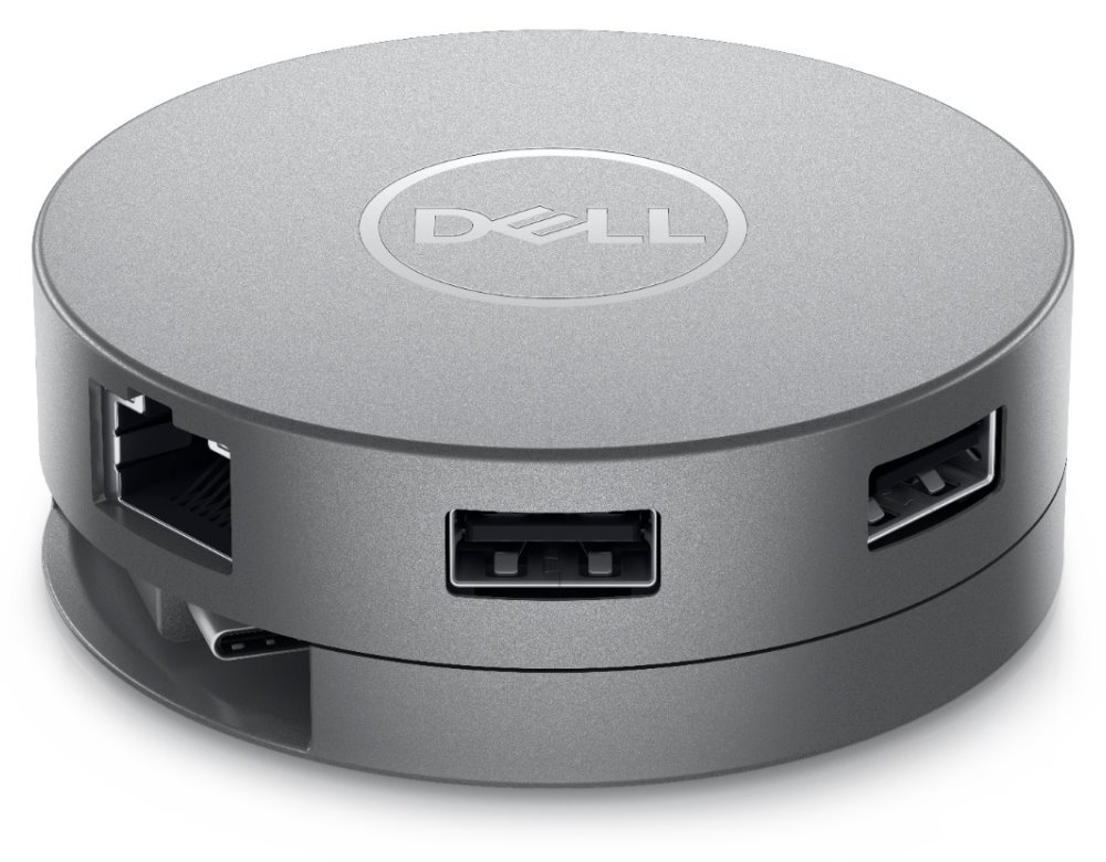 DELL mobilní adaptér DA310/ USB-C/ na HDMI/ DisplayPort/ VGA/ Ethernet RJ-45/ 2x USB 3.0/ replikátor portů