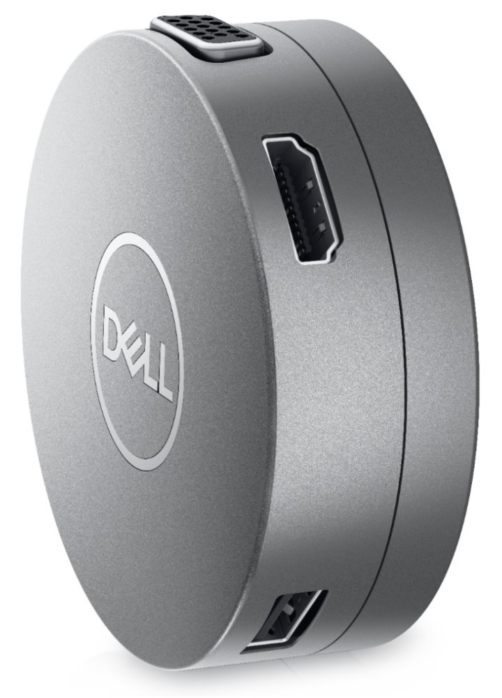 DELL mobilní adaptér DA310/ USB-C/ na HDMI/ DisplayPort/ VGA/ Ethernet RJ-45/ 2x USB 3.0/ replikátor portů
