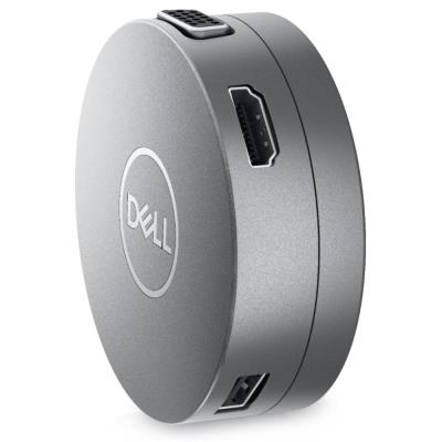 DELL mobilní adaptér DA310/ USB-C/ na HDMI/ DisplayPort/ VGA/ Ethernet RJ-45/ 2x USB 3.0/ replikátor portů