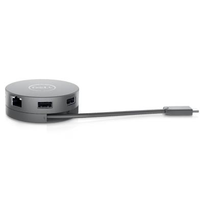 DELL mobilní adaptér DA310/ USB-C/ na HDMI/ DisplayPort/ VGA/ Ethernet RJ-45/ 2x USB 3.0/ replikátor portů