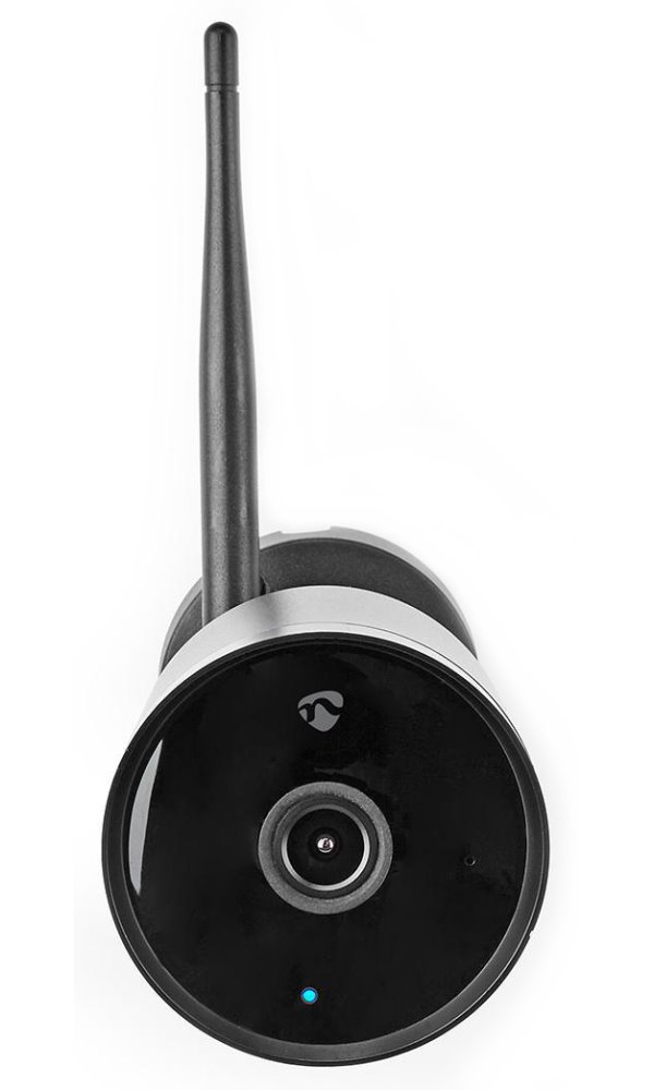 NEDIS IP kamera/ venkovní/ IP65/ Wi-Fi/ 1080p/ MicroSD/ Cloud / 12 VDC/ noční vidění/ Android/ iOS/ černá