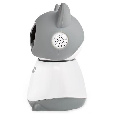 NEDIS IP kamera/ Wi-Fi/ vnitřní/ 1080p/ Micro SD/ Cloud/ snímač pohybu/ náklon/ noční vidění/ Android/ iOS/ šedo-bílá