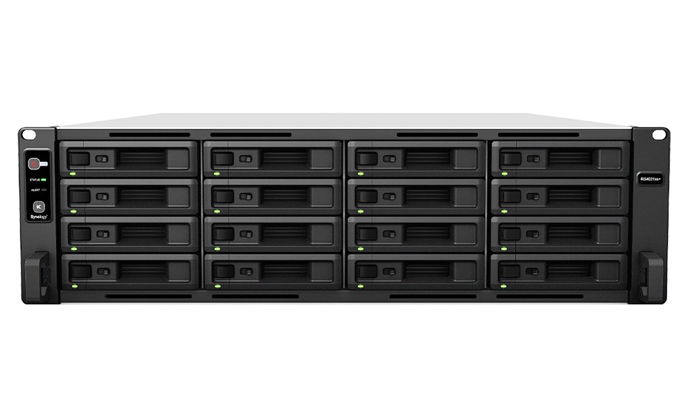 Synology RS4021xs+   3U, 16x SATA, 8C/XeonD-1541/ 2,1-2,7GHz/ 16GB RAM/ 2x USB 3.0/ 4x GbE/ 2x 10GbE/ 2x PCIe
