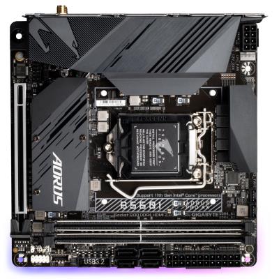 GIGABYTE B560I AORUS PRO AX / Intel B560 / LGA1200 / 2x DDR4 / 2x M.2 /  HDMI / DP / USB-C / WiFi /  Mini-ITX
