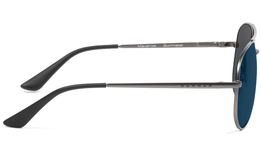 GUNNAR kancelářske/herní brýle MAVERICK GUNMETAL * sluneční skla * BLF 90 *  NATURAL focus