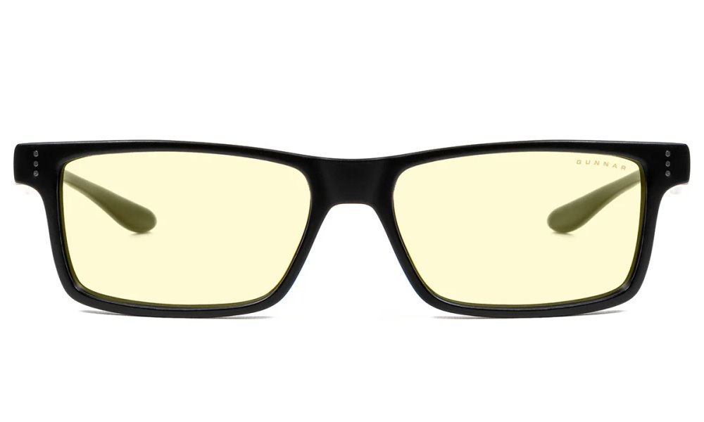 GUNNAR kancelářske/herní brýle VERTEX ONYX * jantárová skla * BLF 65 * NATURAL focus