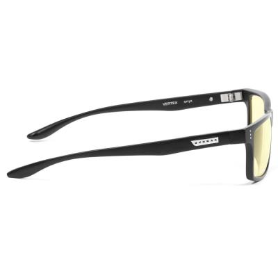 GUNNAR kancelářske/herní brýle VERTEX ONYX * jantárová skla * BLF 65 * NATURAL focus