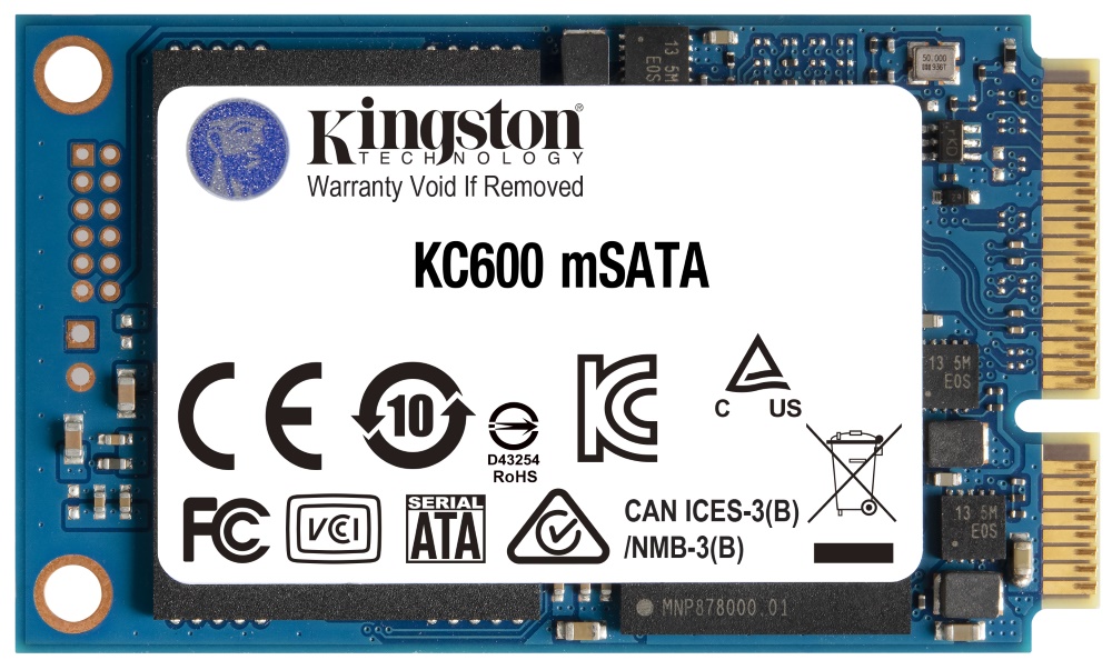 KINGSTON KC600 512GB SSD / mSATA / Interní /