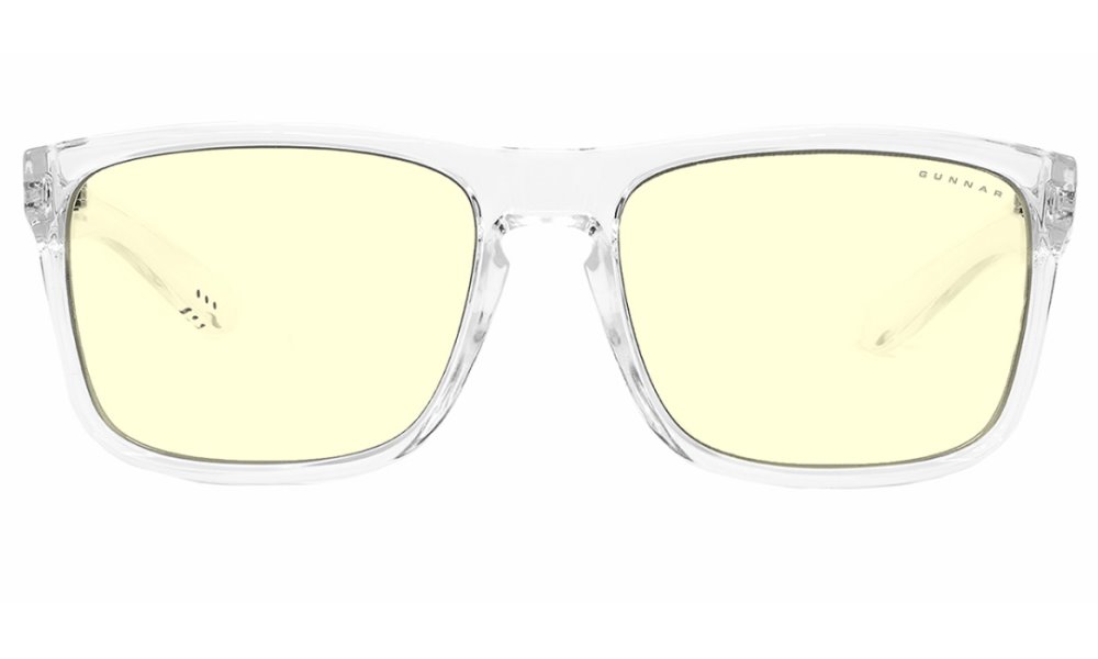 GUNNAR kancelářske/herní brýle INTERCEPT CRYSTAL * jantárová skla * BLF 65 * GUNNAR focus