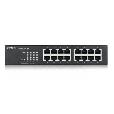 ZyXEL GS1100-16, 16-port Gigabit Unmanaged Switch v3