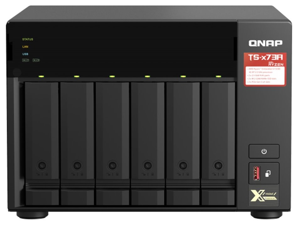 QNAP TS-673A-8G   2,2Ghz/ 8GB RAM/ 6xSATA/ 2xPCIe
