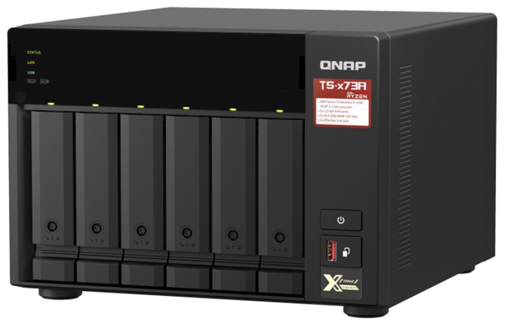 QNAP TS-673A-8G   2,2Ghz/ 8GB RAM/ 6xSATA/ 2xPCIe