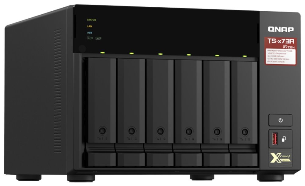 QNAP TS-673A-8G   2,2Ghz/ 8GB RAM/ 6xSATA/ 2xPCIe