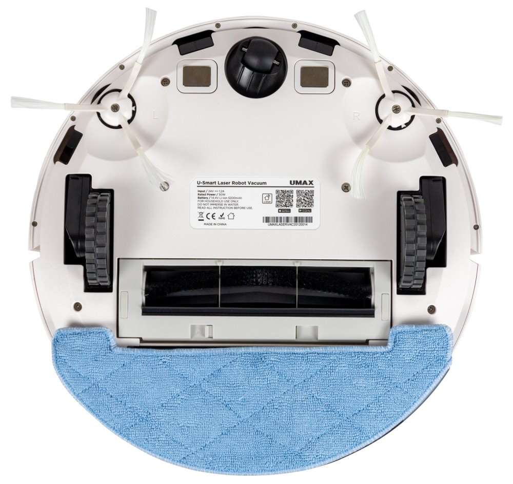UMAX robotický vysavač U-Smart Laser Robot Vaccum/ 2v1 vysáv. a vytír./ výkon sání 2700Pa/ 5200mAh Li-Ion/ CZ app/ bílý
