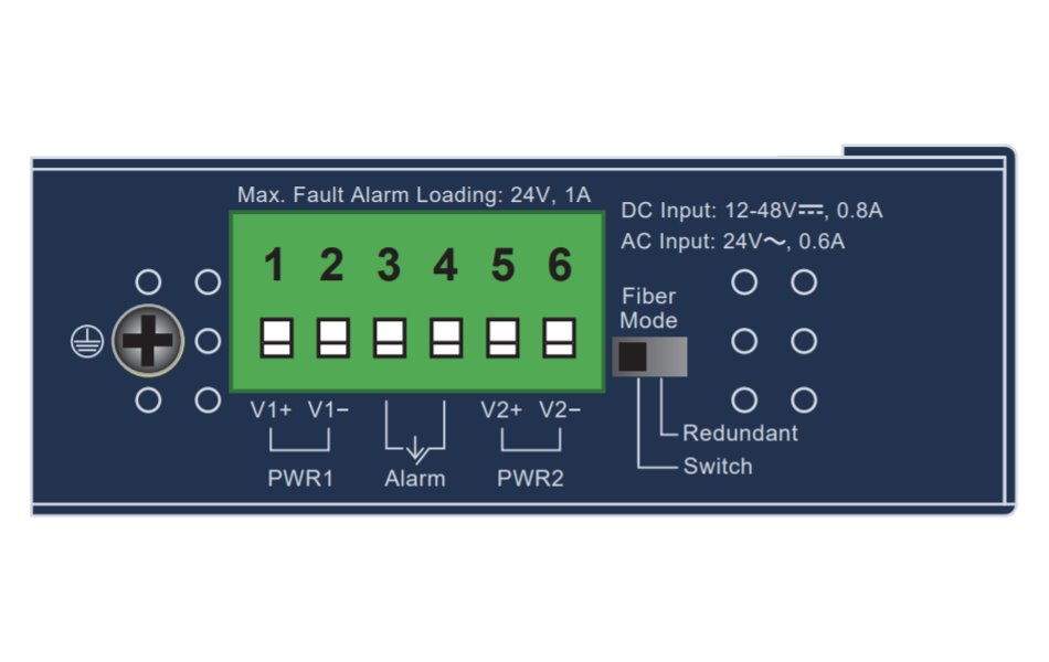 Planet IGS-620TF Průmyslový Switch 4x 10/100/1000Base-T, 2x 100/1G/2.5GBase-X SFP, -40~+75°C