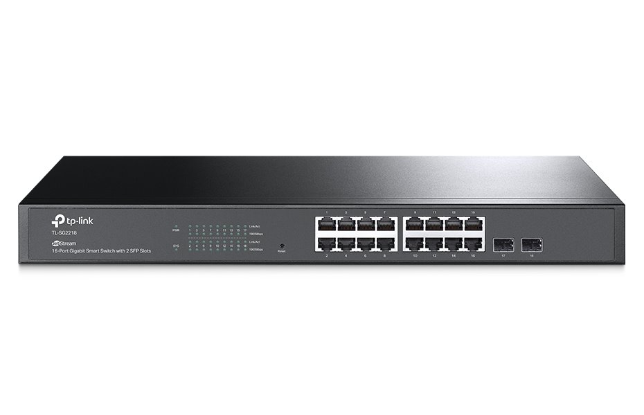 TP-Link TL-SG2218 - JetStream 16-Port Gigabit Smart Switch/ 2x Gigabit SFP Sloty