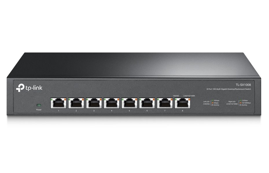 TP-Link TL-SX1008 - 8-Port 10G Multi Gigabit Switch/ 8x 10G RJ45