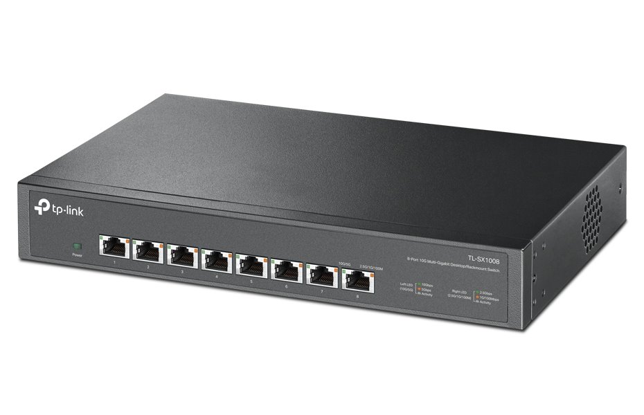 TP-Link TL-SX1008 - 8-Port 10G Multi Gigabit Switch/ 8x 10G RJ45