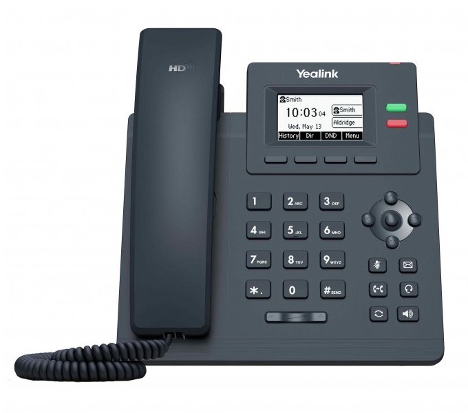 Yealink SIP-T31 IP telefon, 2x SIP, CZ/SK displej, 2x 10/100, Optima HD Voice, 2 programovatelné tlačítka