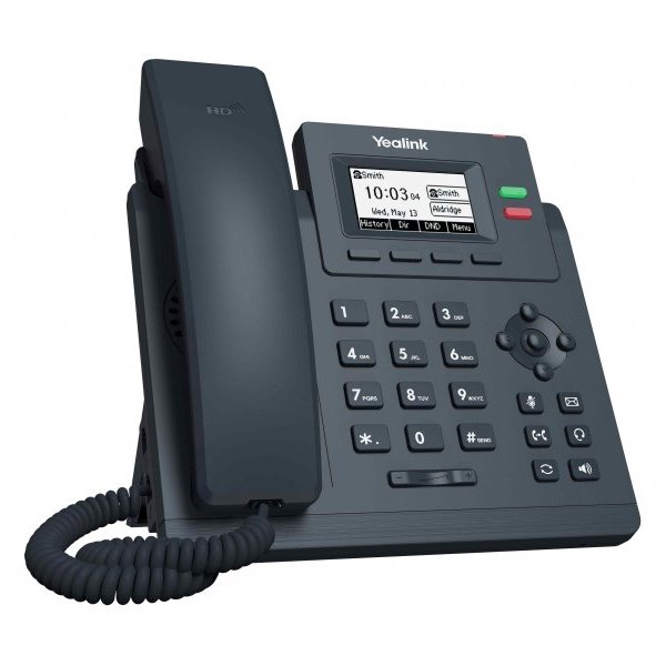 Yealink SIP-T31 IP telefon, 2x SIP, CZ/SK displej, 2x 10/100, Optima HD Voice, 2 programovatelné tlačítka