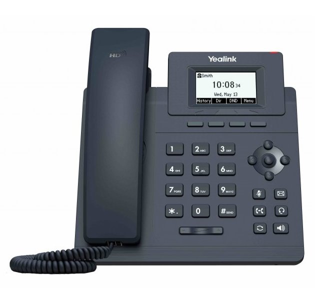 Yealink SIP-T30P IP telefon, 1x SIP, CZ/SK displej, 2x 100Mb/s port, PoE, Optima HD Voice