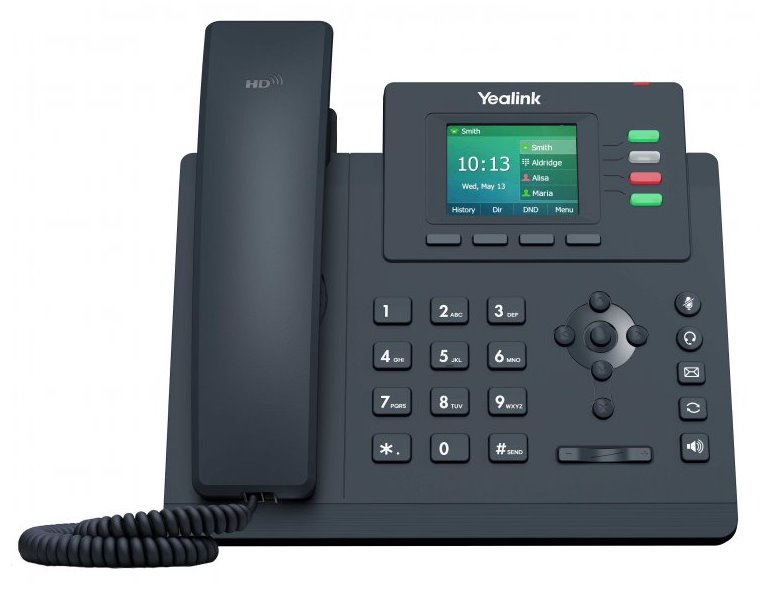 Yealink SIP-T33G IP telefon, 4x SIP, CZ/SK displej, 2x GbE port, PoE, Optima HD Voice, 12 programovatelných tlačítek