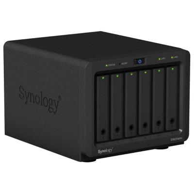 Synology DS620slim   6x SATA pro 2,5" HD, 2GB RAM, 2x USB3.0, 2x Gb LAN,