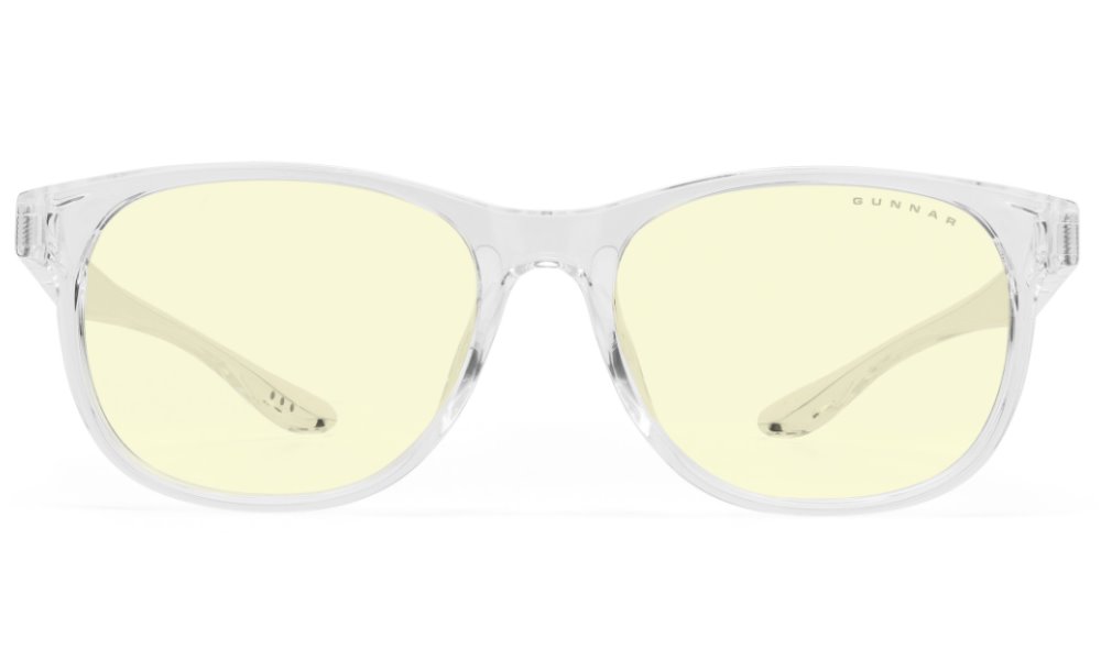 GUNNAR kancelářske/herní brýle RUSH CRYSTAL * jantárová skla * BLF 65 * NATURAL focus