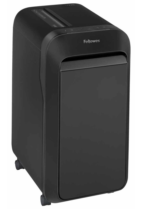 FELLOWES skartovač LX 220/ křížový řez 4x12mm/ objem koše 30 l/ stupeň utajení P-4 (důvěrné)/ černý