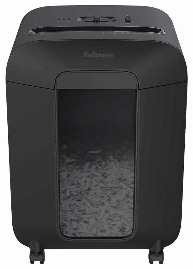 FELLOWES skartovač LX 85/ křížový řez 4x40mm/ objem koše 19 l/ stupeň utajení P-4 (důvěrné)/ černý