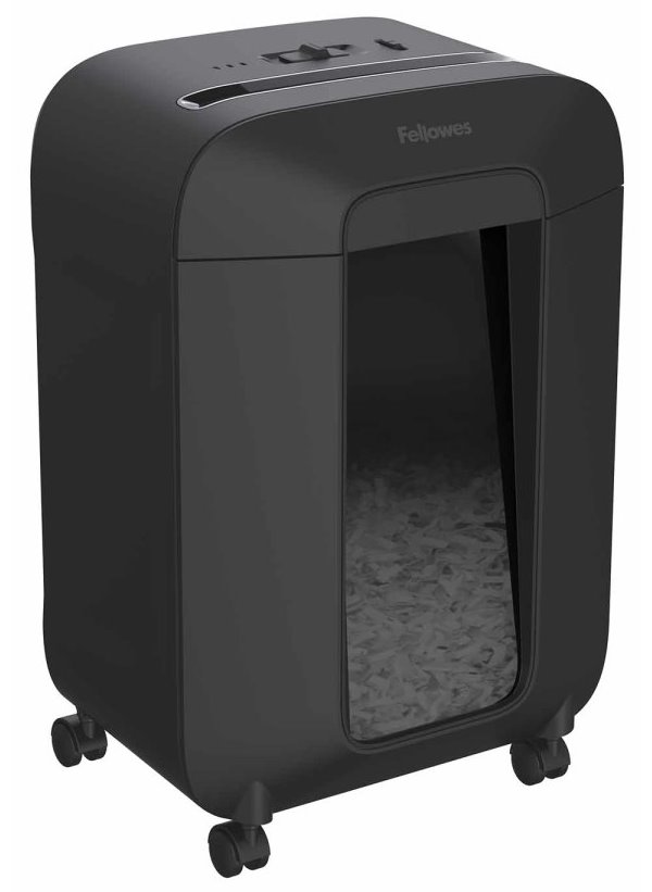 FELLOWES skartovač LX 85/ křížový řez 4x40mm/ objem koše 19 l/ stupeň utajení P-4 (důvěrné)/ černý