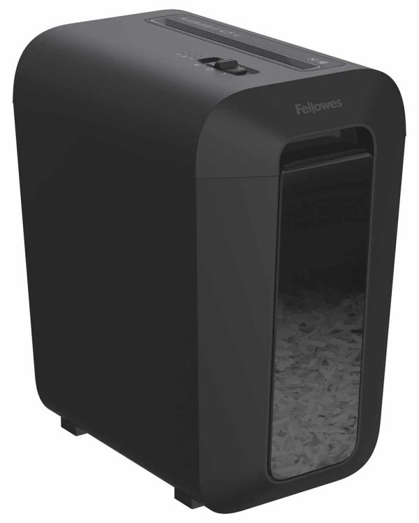 FELLOWES skartovač LX 65/ křížový řez 4x40mm/ objem koše 22 l/ stupeň utajení P-4 (důvěrné)/ černý