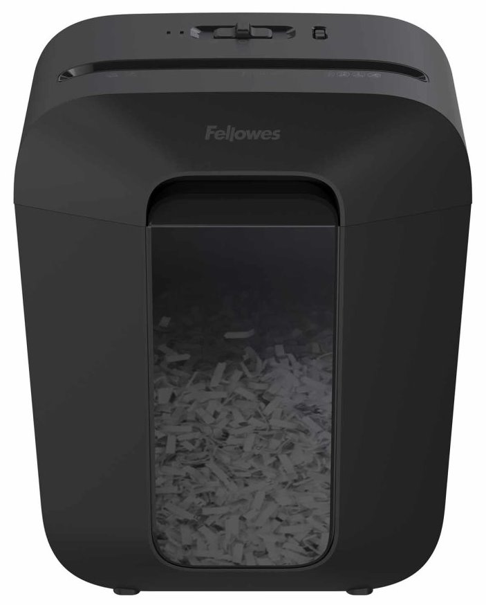 FELLOWES skartovač LX 45/ křížový řez 4x37mm/ objem koše 17 l/ stupeň utajení P-4 (důvěrné)/ černý