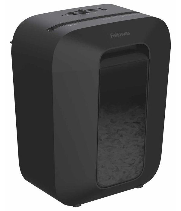 FELLOWES skartovač LX 45/ křížový řez 4x37mm/ objem koše 17 l/ stupeň utajení P-4 (důvěrné)/ černý