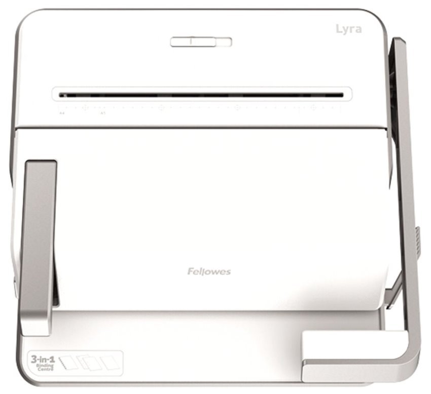 FELLOWES vazač Lyra 3v1/ pracovní šířka 285 mm/ děrovací kapacita 20 listů/ A4/ maximální rozměr hřbetu 38 mm