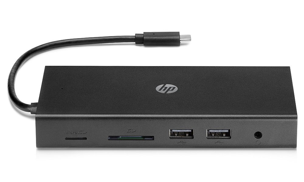 HP přenosná dokovací stanice s USB-C Multi Port Hub