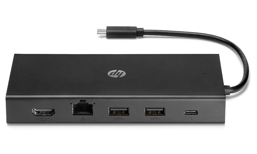 HP přenosná dokovací stanice s USB-C Multi Port Hub