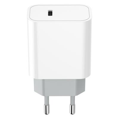 COLORWAY 1x USB-C/ síťová nabíječka/ 20W/ 100V-240V/ Bílá