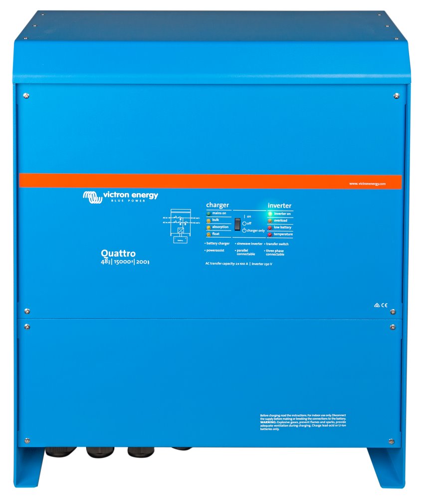 Victron Quattro měnič/nabíječ 48V/15000VA/200A-100A/100A