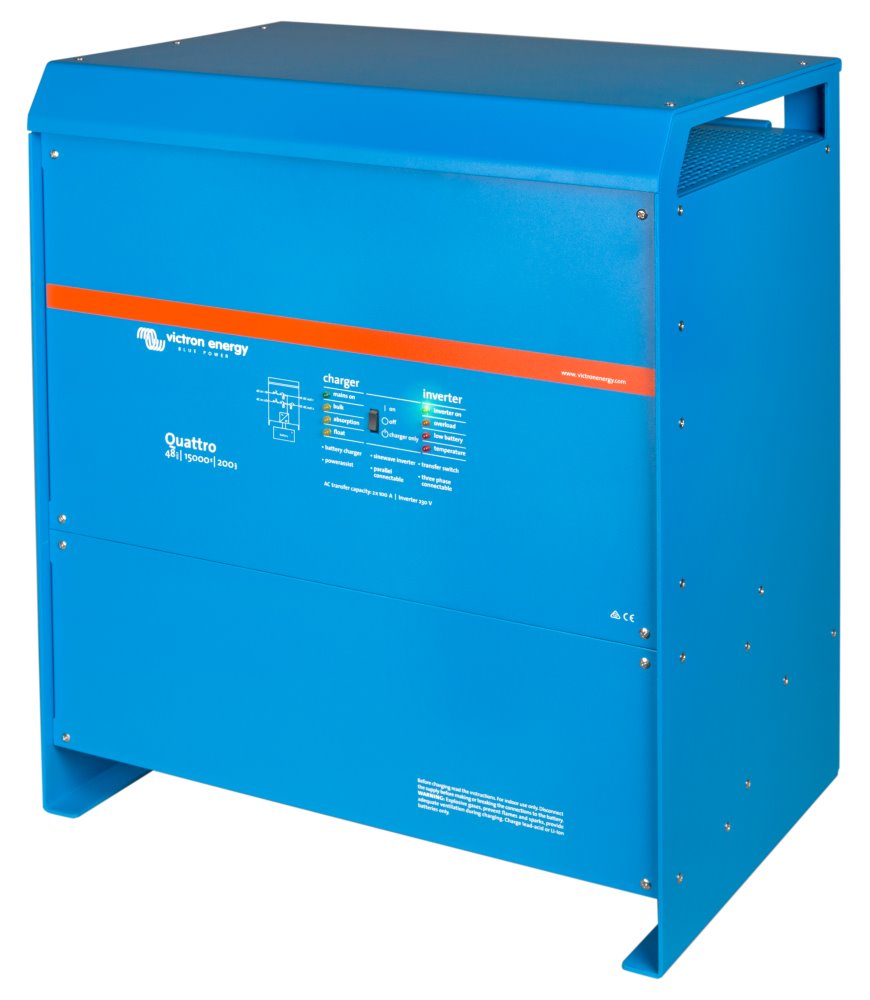 Victron Quattro měnič/nabíječ 48V/15000VA/200A-100A/100A