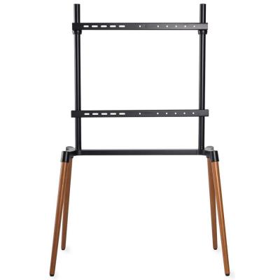 NEDIS podlahový TV stojan/ 60 - 75"/ 40 kg/ Skandinávské Provedení/ Protiskluzový popruh/ Snap-lock/ černý