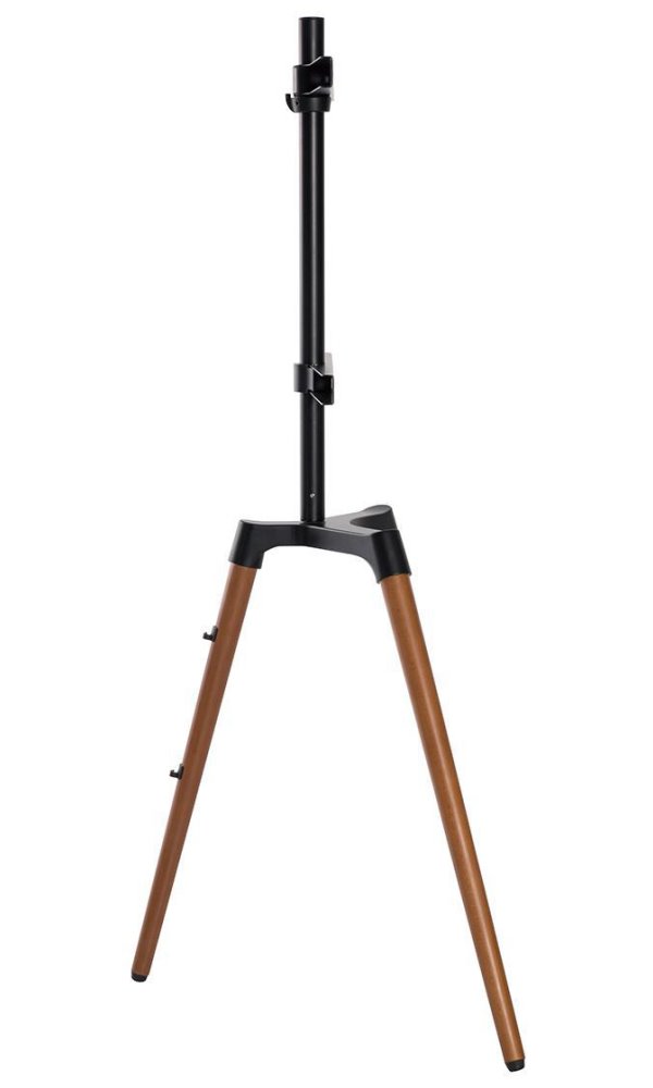 NEDIS podlahový TV stojan/ 50 - 65"/ 35 kg/ Skandinávské Provedení/ Otočné/ Protiskluzový popruh/ Snap-lock/ černý