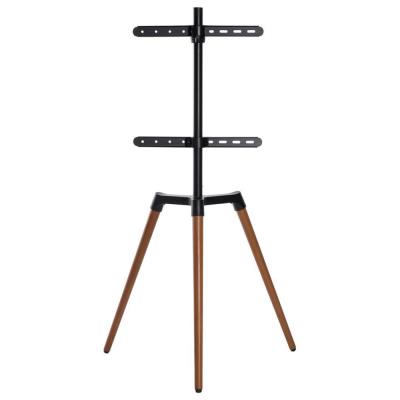 NEDIS podlahový TV stojan/ 50 - 65"/ 35 kg/ Skandinávské Provedení/ Otočné/ Protiskluzový popruh/ Snap-lock/ černý