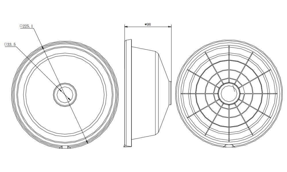 HiLook Powered by HIKVISION/ HIA-P102/ Rain shade