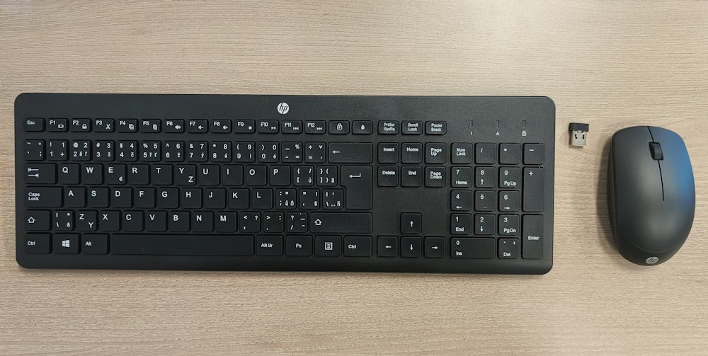 HP 230 bezdrátový set CZ/SK