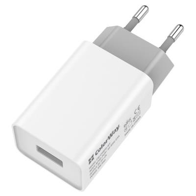 COLORWAY 1x USB/ síťová nabíječka/ 10W/ 100V-240V/ Bílá
