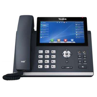 Yealink SIP-T48U IP telefon, CZ/SK dotykový displej, PoE, 16 SIP účtů, Opus HD kodek, 29 program. tlačítek, 2x USB