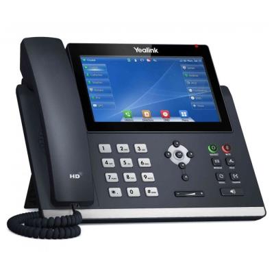 Yealink SIP-T48U IP telefon, CZ/SK dotykový displej, PoE, 16 SIP účtů, Opus HD kodek, 29 program. tlačítek, 2x USB
