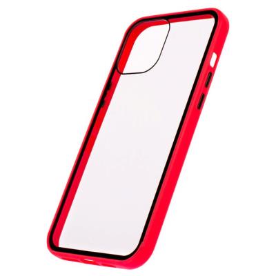 COLORWAY Smart Clear Case/ Apple iPhone 12 Pro Max/ Červený