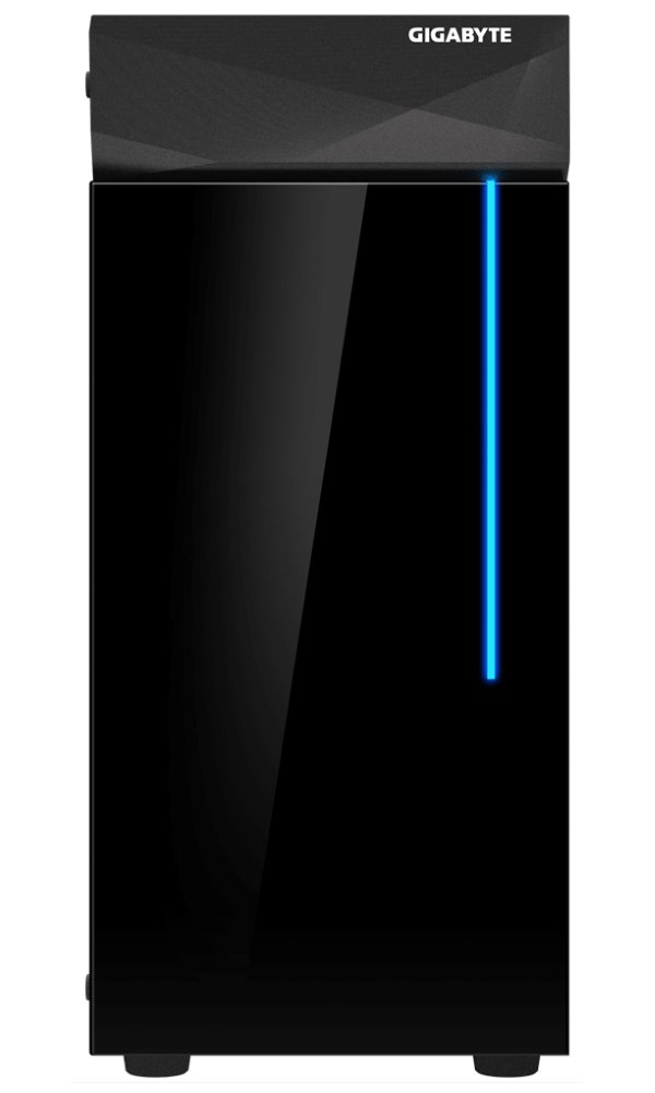 GIGABYTE C200 GLASS / ATX / průhledná bočnice / 2x USB 3.0 / černá